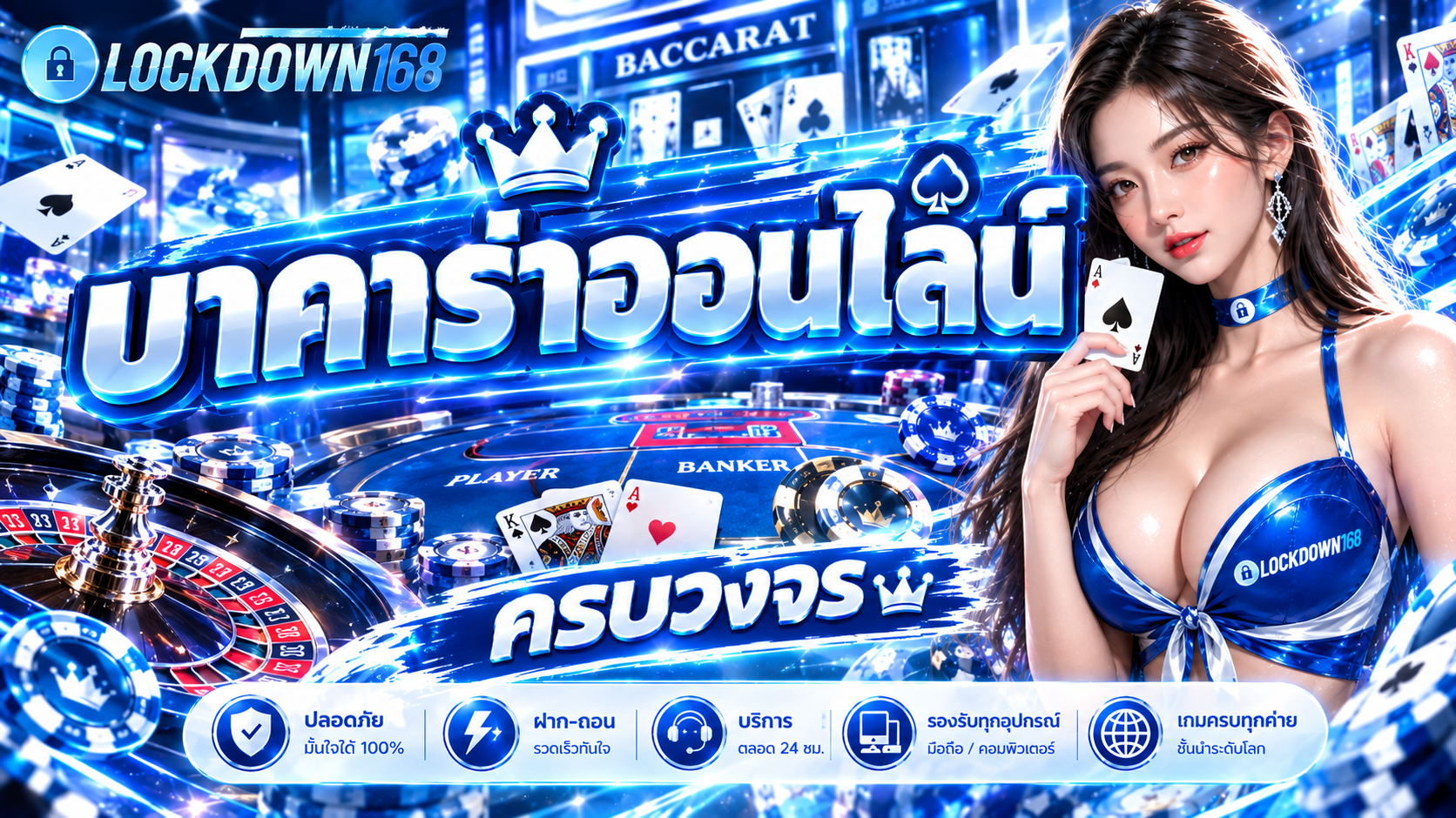 บาคาร่าออนไลน์ เล่นคุ้มบน LOCKDOWN168 เว็บตรง 2026